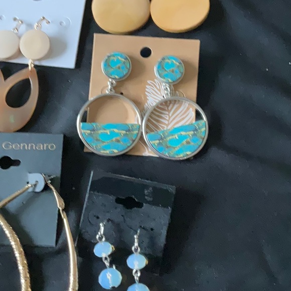 Silverfox Costume Jewelry, 9 Pairs of Earrings $22 Beautiful ♥️🔥💕💙💚 - Picture 7 of 8